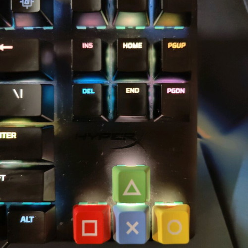 HyperX Alloy Origins Core PBT Mechanical Tenkeyless Keyboard like new with HyperX Blue switches and RGB