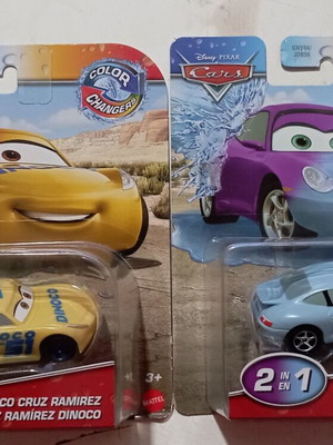 Disney Pixar Cars Color Changers αυτοκινητάκια Sally και Dinoco Cruz Ramirez, σετ 2