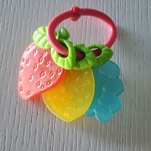 Mothercare teething fruit toys like new