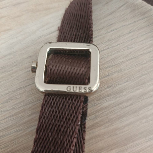 Guess crossbody bag used, brown with multiple pockets