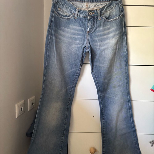 Replay low rise flare jeans like new, size S, blue