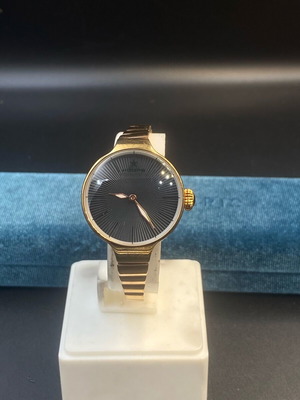 Hoops Nouveau Chérie watch like new, women's, black and rose gold
