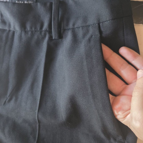 Zara office pants like new, black, sizes S and M