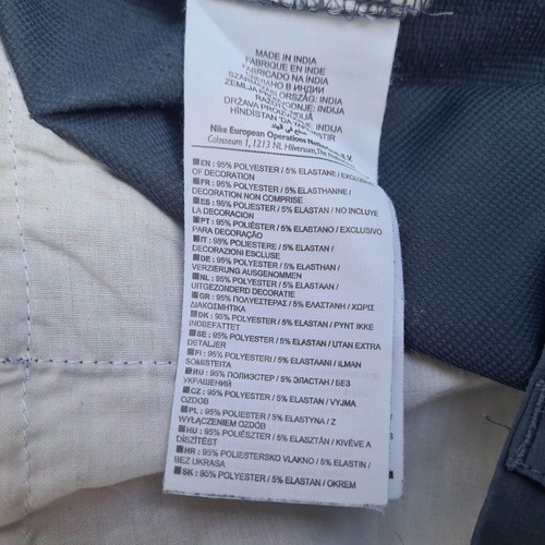 Nike Golf men's pants used, size W34 L29, low rise fit, blue
