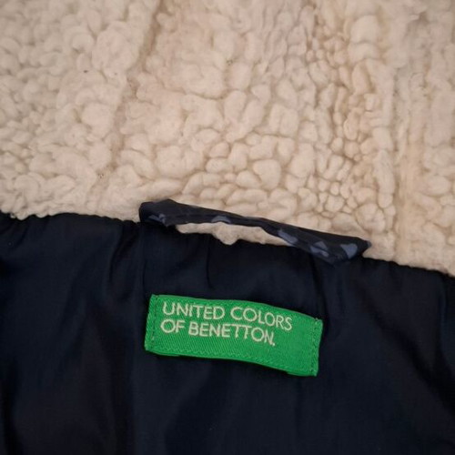Benetton jacket like new, size 3-4 years, blue and pink