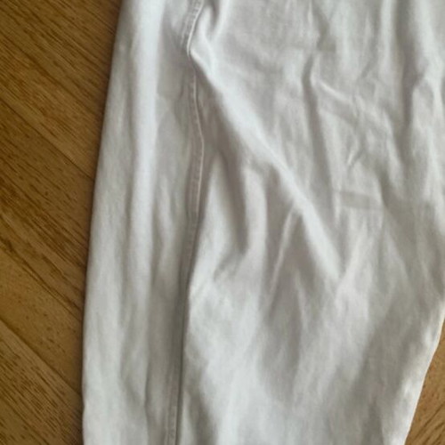 Zara baggy sweatpants, white, size S