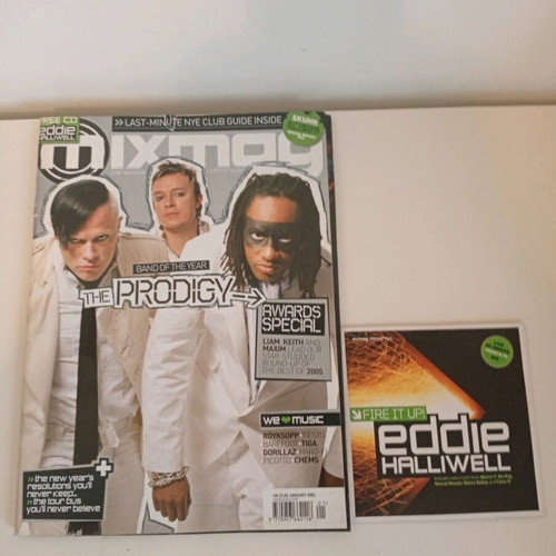 Mixmag magazines used with mixed CDs