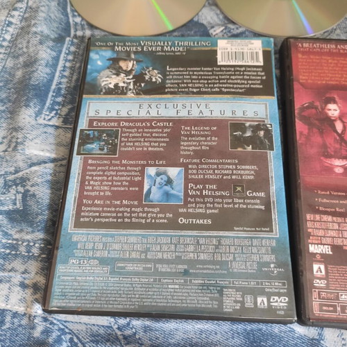 DVD movie pack of 5 with Greek subtitles, like new