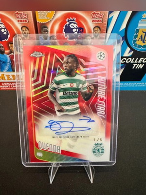 Quenda Topps Chrome αυτόγραφο 1/5