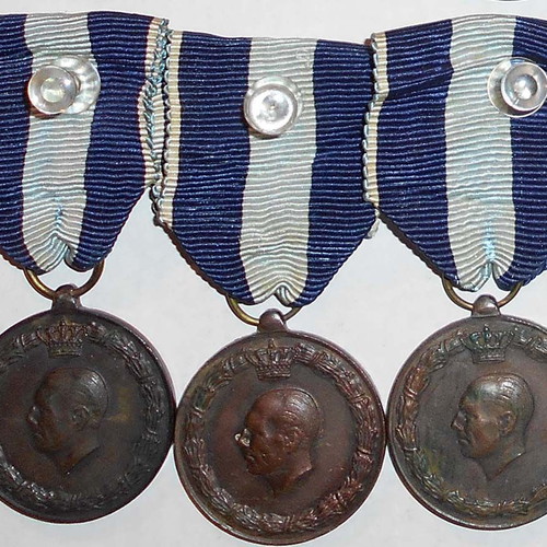 War medals 1940 - 1941 used, set of 3 (WWII)