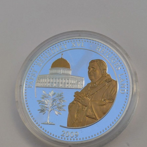 Set of 7 large commemorative medals Germany, 2009, Pope Benedict XVI
