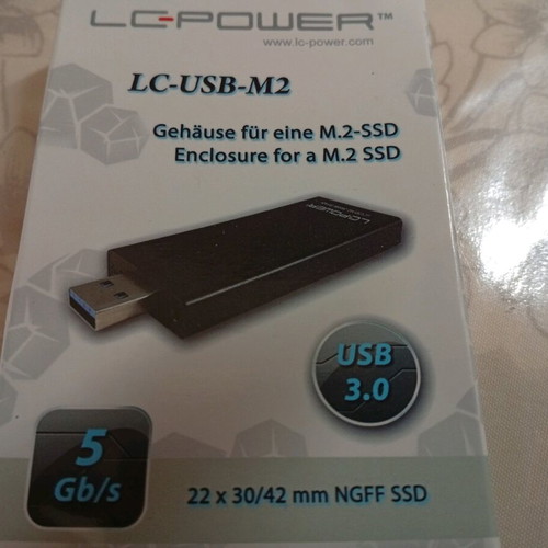 LC POWER Usb - M2 Ssd new for M2 drive