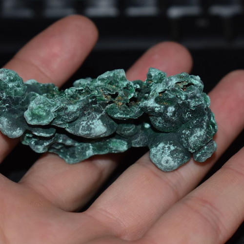 Malachite raw 78 grams used