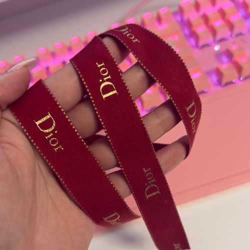 Dior cotton ribbon used