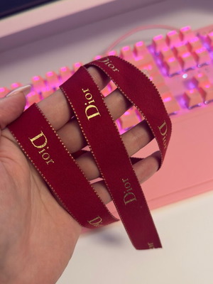 Dior cotton ribbon used