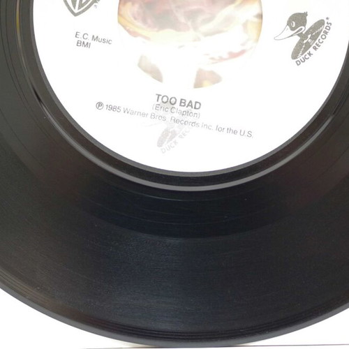 Eric Clapton Forever Man & Too Bad 7'' vinyl used, rock