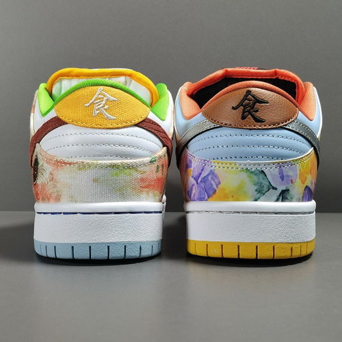 Nike SB Dunk Low Street Hawker Inspired Sneakers New, colorful handmade custom