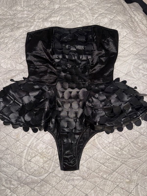 Fancy corset new designer, size S, black