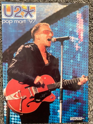 U2 Pop Mart '97 ένθετο αφίσα από περιοδικό