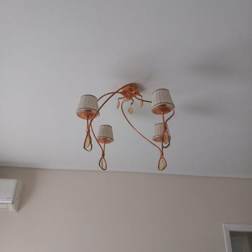 Ceiling lights new, 5-light chandelier and 4-light fixture