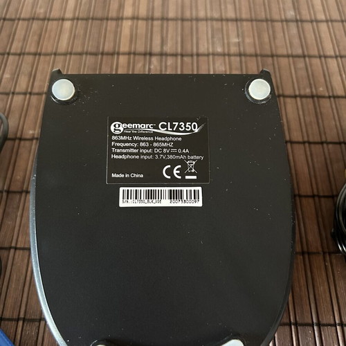 Geemarc CL7350 wireless TV headset for hearing impaired