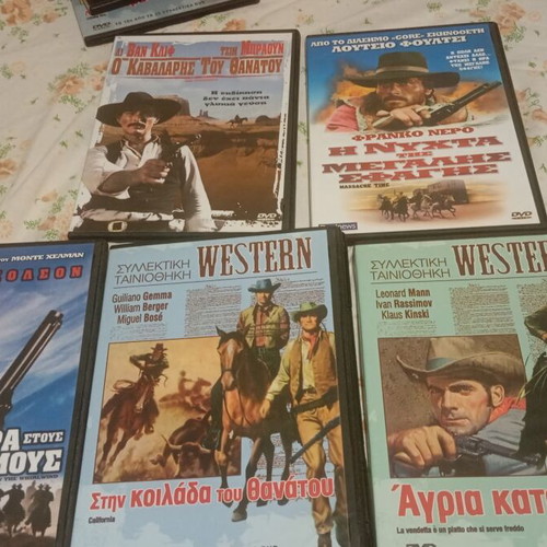 Western DVD collection, 9 discs