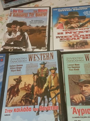 Western DVD collection, 9 discs