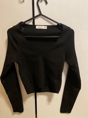 Black Stradivarius top XS new
