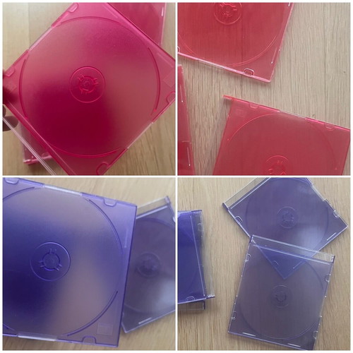 Retro style CD/DVD cases like new, pack of 25