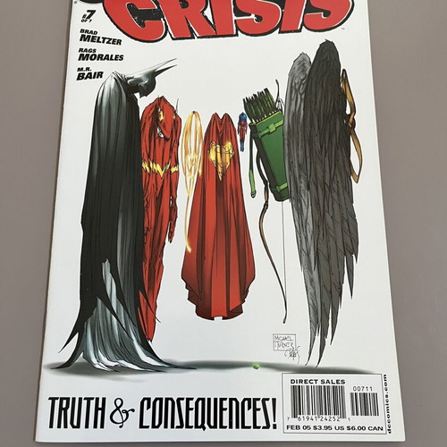Identity Crisis comic series by Brad Meltzer and Rags Morales