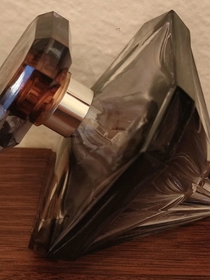 Lancôme La Nuit Trésor 75ml perfume bottle used, empty collectible decorative