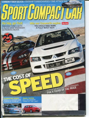 Sport Compact Car vintage American magazine September 2008 like new
