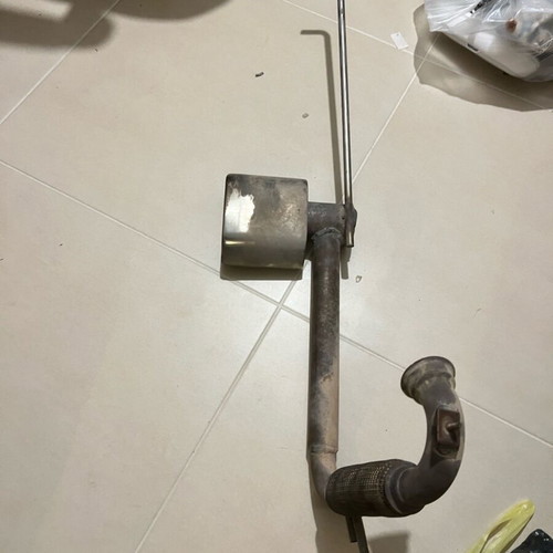 Car exhaust used, Mini Cooper style as shown