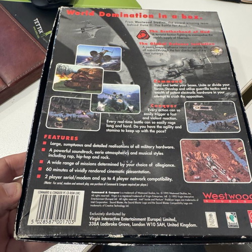 Command and Conquer PC game like new, complete
