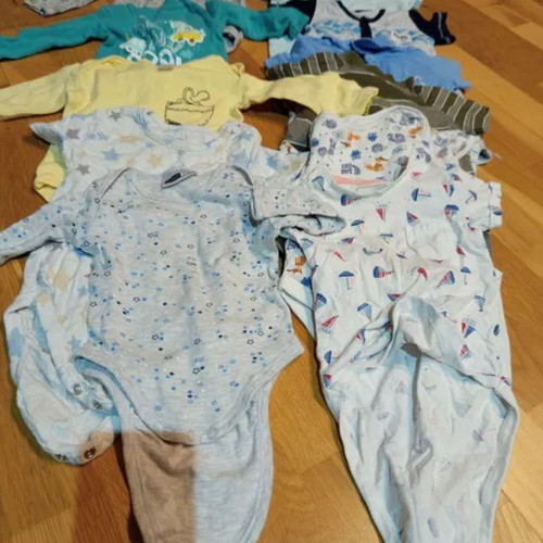 Baby bodysuit set size 74