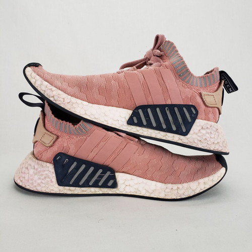 Adidas BY8782 NMD R2 Boost Primeknit women's sports sneakers used, size 39, pink