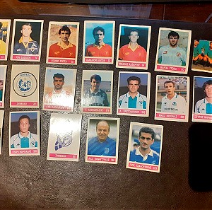 19 Συλλεκτικά Αυτοκόλλητα Ελληνικό Ποδόσφαιρο Σεζόν 1993 - 1994