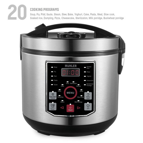 Muhler Multicooker 930W new, 5lt, gray