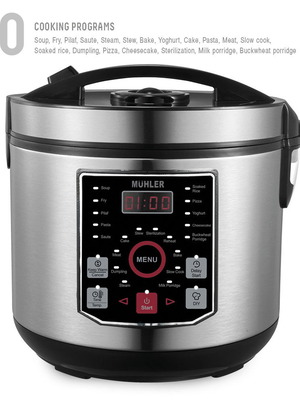 Muhler Multicooker 930W new, 5lt, gray