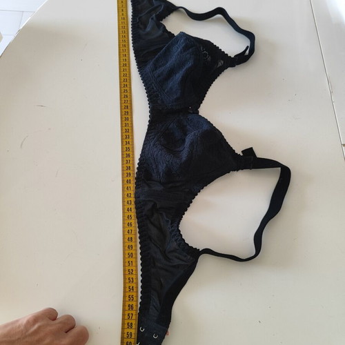Triumph Vintage Lace Bra Size 70B New Black