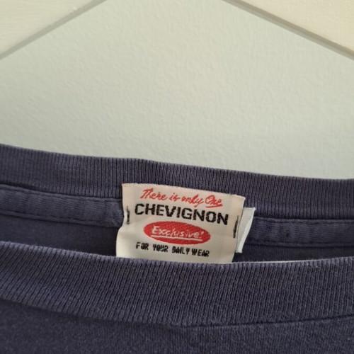 Chevignon vintage short sleeve t-shirt XL blue, like new