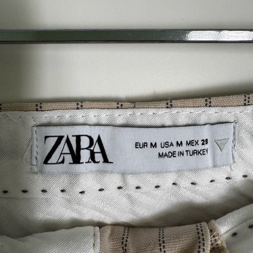 Zara midi φούστα με κουμπιά και πλαϊνά σκισίματα size M σαν καινούργιο, μπεζ