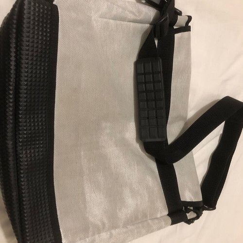 Bree waterproof gray messenger shoulder bag like new