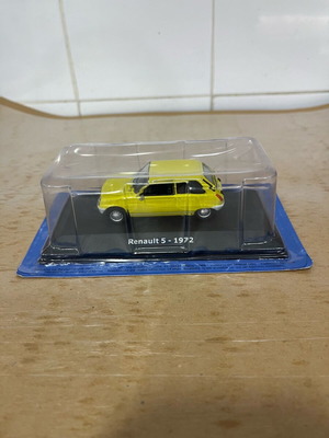 Collectible Renault 5 1972 miniature scale 1:43 new
