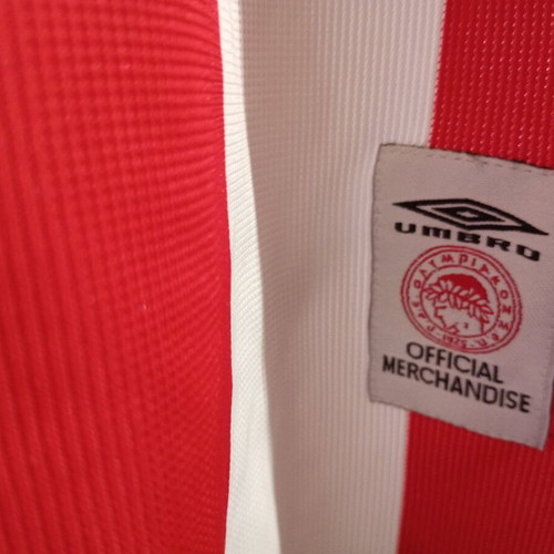 Olympiacos Football Jersey 2001-2002 Authentic Large New