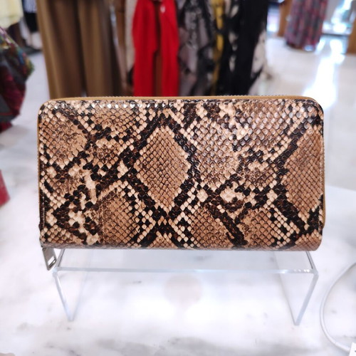 Python Earthy Luxe Touch women's wallet new, black and brown