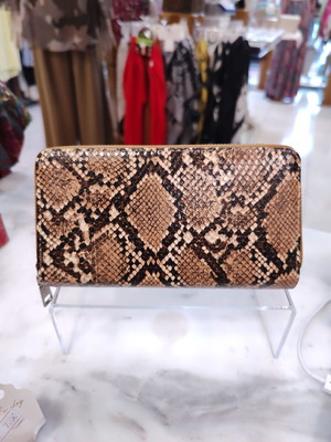 Python Earthy Luxe Touch women's wallet new, black and brown