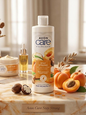 Avon Care 2-in-1 Shampoo and Conditioner with Apricot and Shea Butter 700ml
