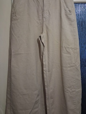 Wide leg jean beige BSB new with tags, size L