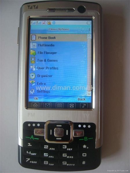  N99I GSM Tri Band Dual SIM Dual Standby TV Phone 3.0inch With Multi Languages gia antallaktika